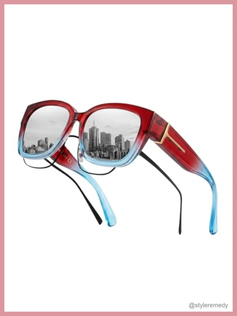 Polarized Fit Over Sunglasses Women Square Oversized UV400 Sport Driving